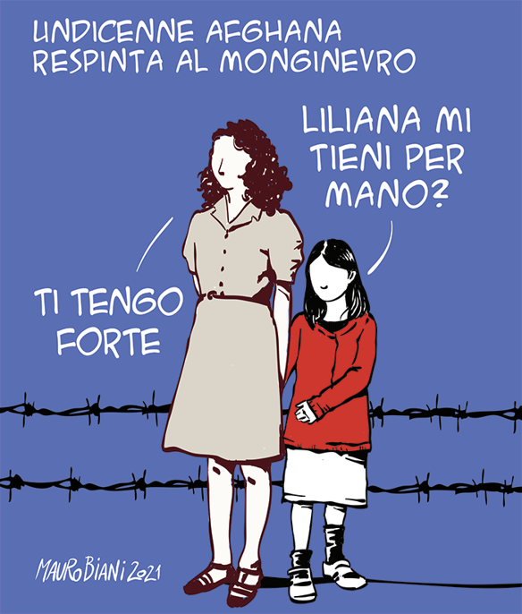 vignetta biani respingimento Monginevro